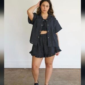 Ization Studio Linen Bloomer Shorts 3x